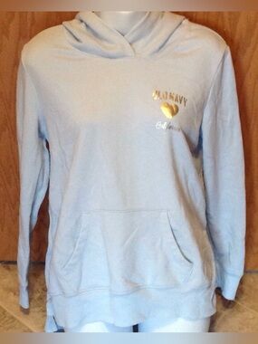 Old Navy Hoodie Powder Blue Womans Misses Size Small Hooded Sweathirt